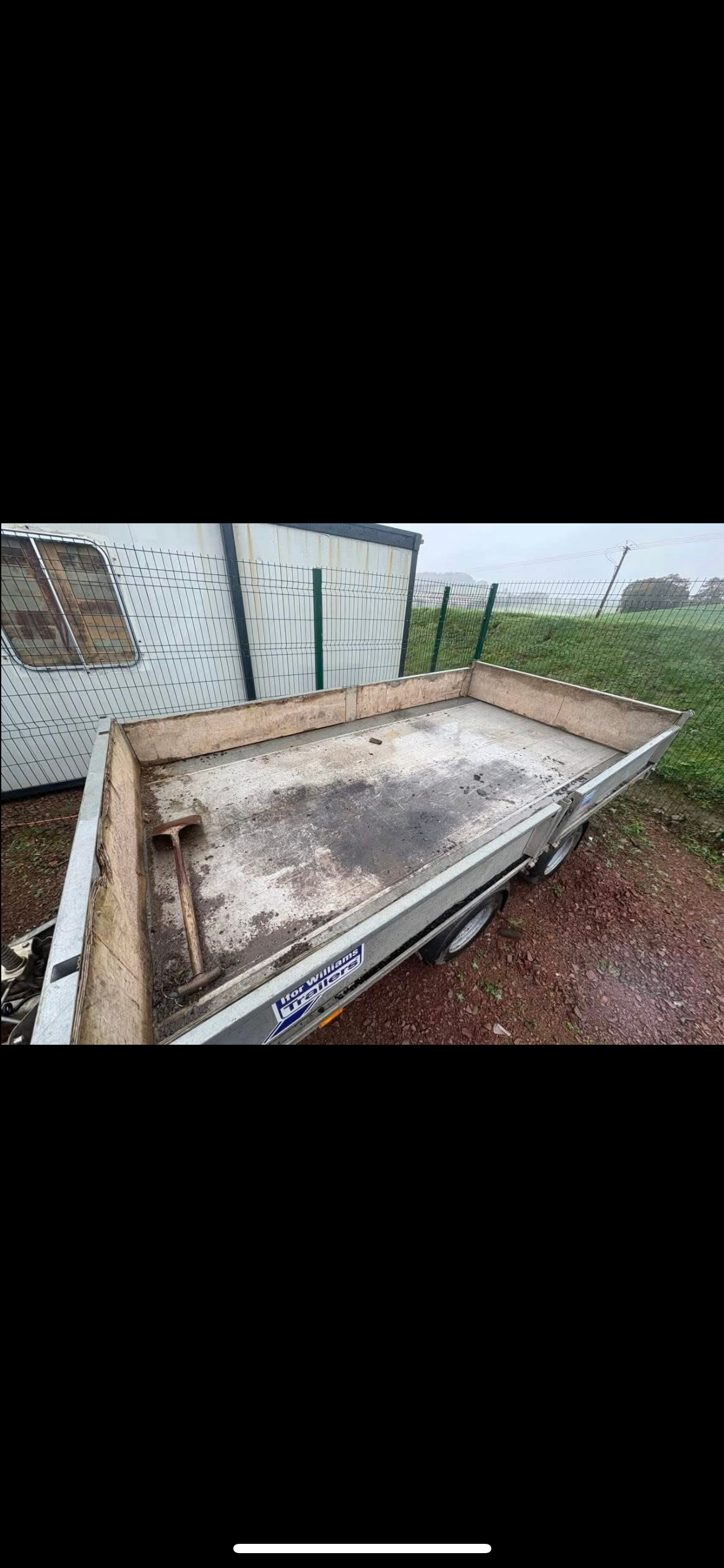Ifor Williams tipping trailer