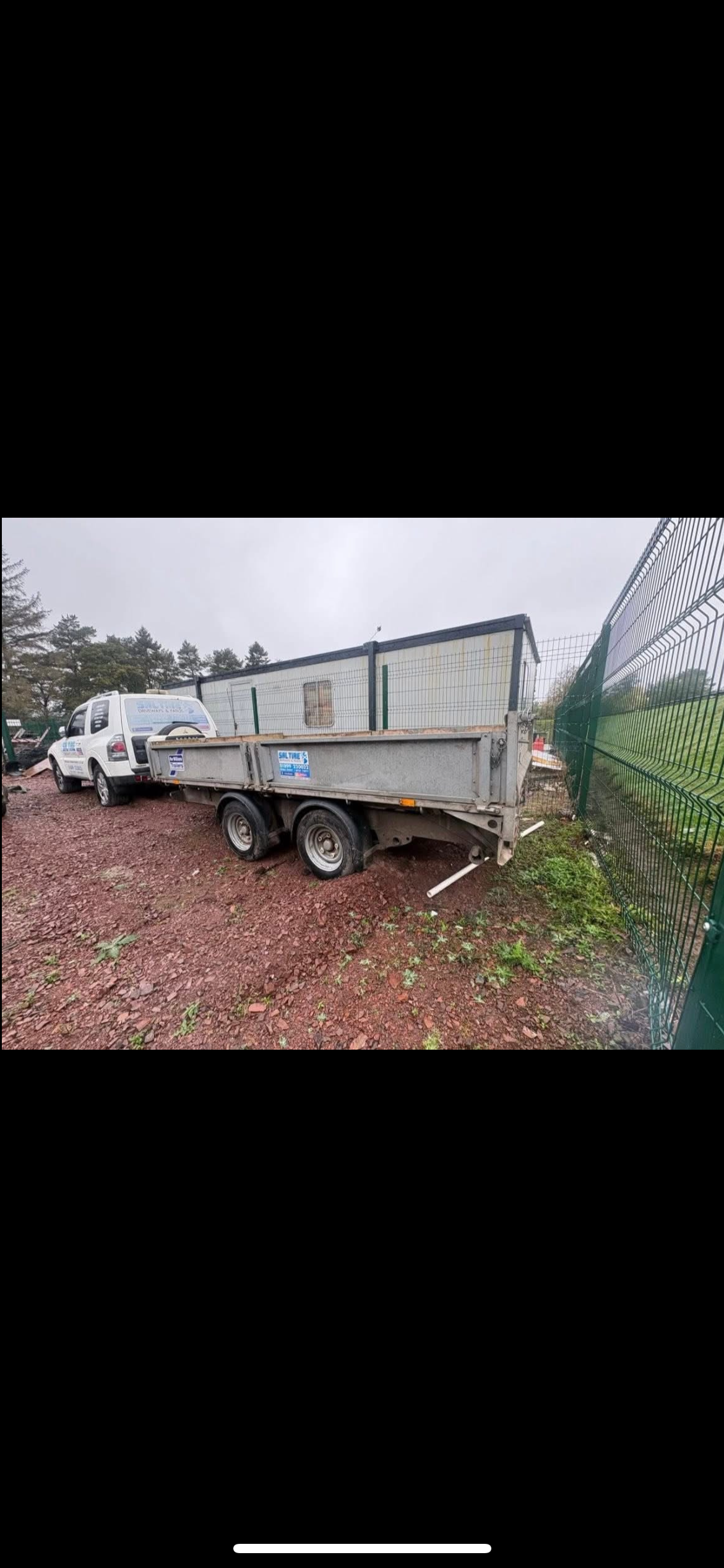 Ifor Williams tipping trailer
