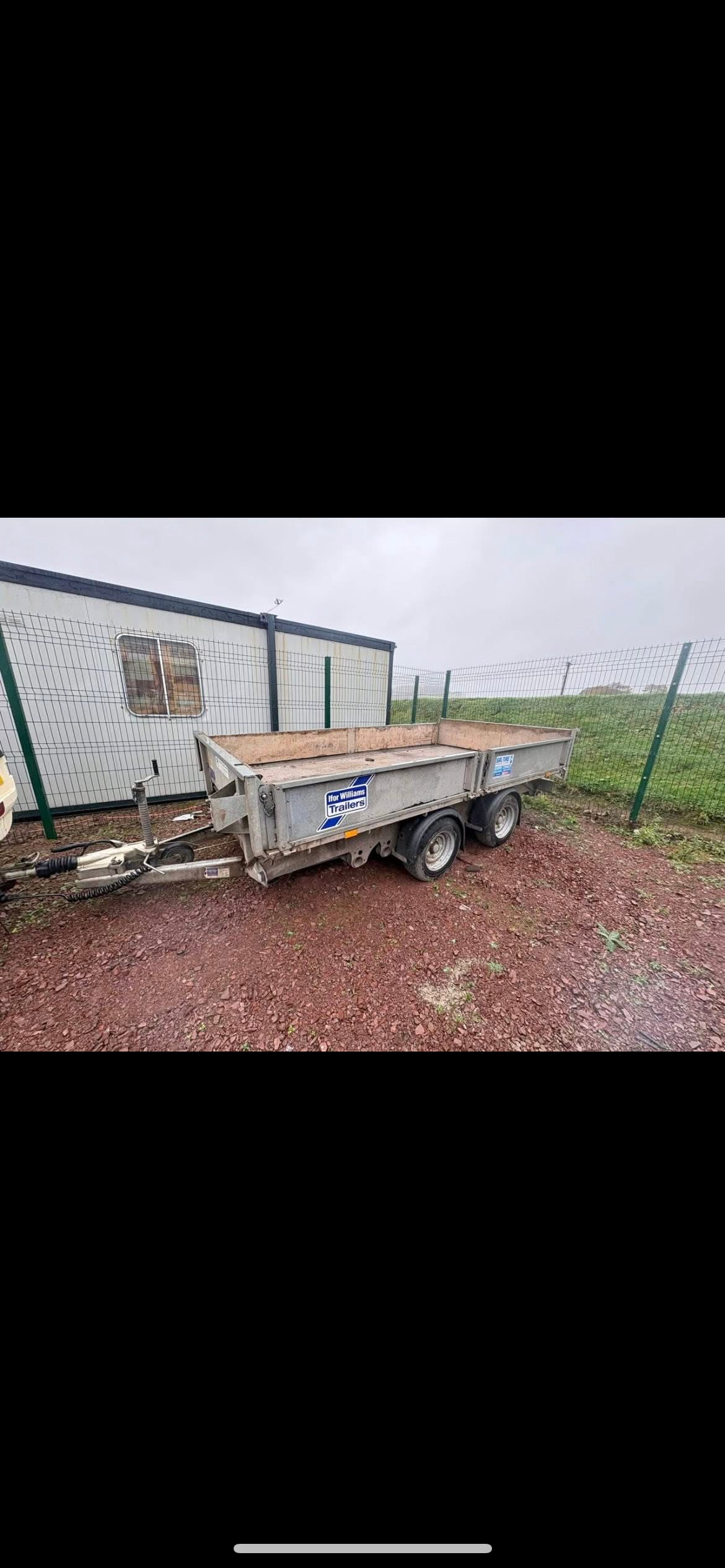Ifor Williams tipping trailer